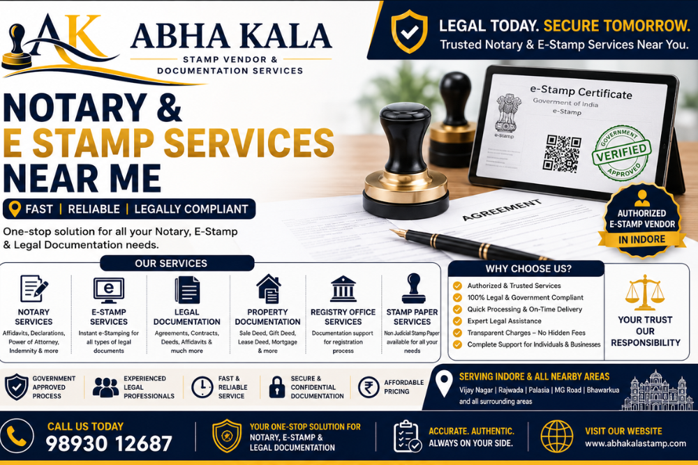 Notary and E Stamp Services Near Me