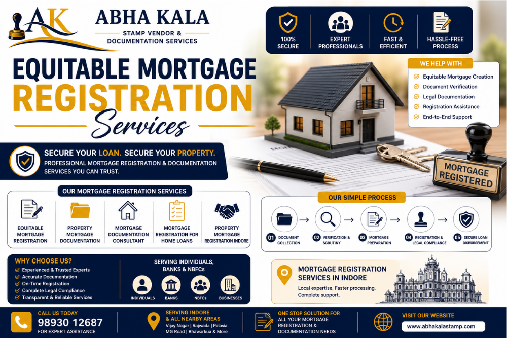 Equitable Mortgage Registration Services: Complete Guide to Mortgage Documentation and Registration