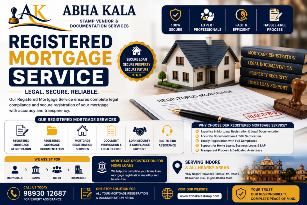 Registered Mortgage Service: Complete Guide to Secure Mortgage Registration and Legal Documentation
