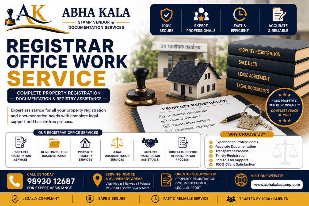 Property Registration, Documentation & Registry Assistance