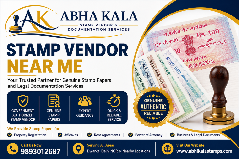 Reliable Stamp Vendor for Your Legal Documents