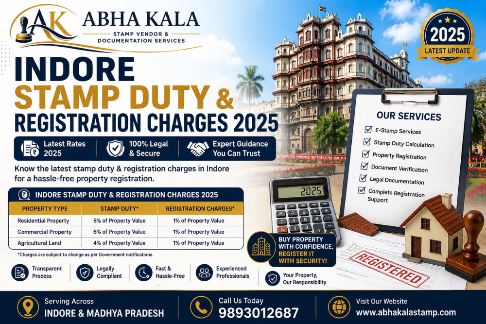 Indore Stamp Duty & Registration Charges 2025