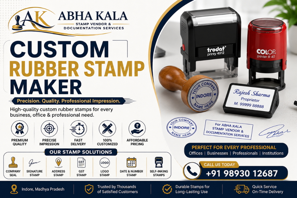 Custom Rubber Stamp Maker