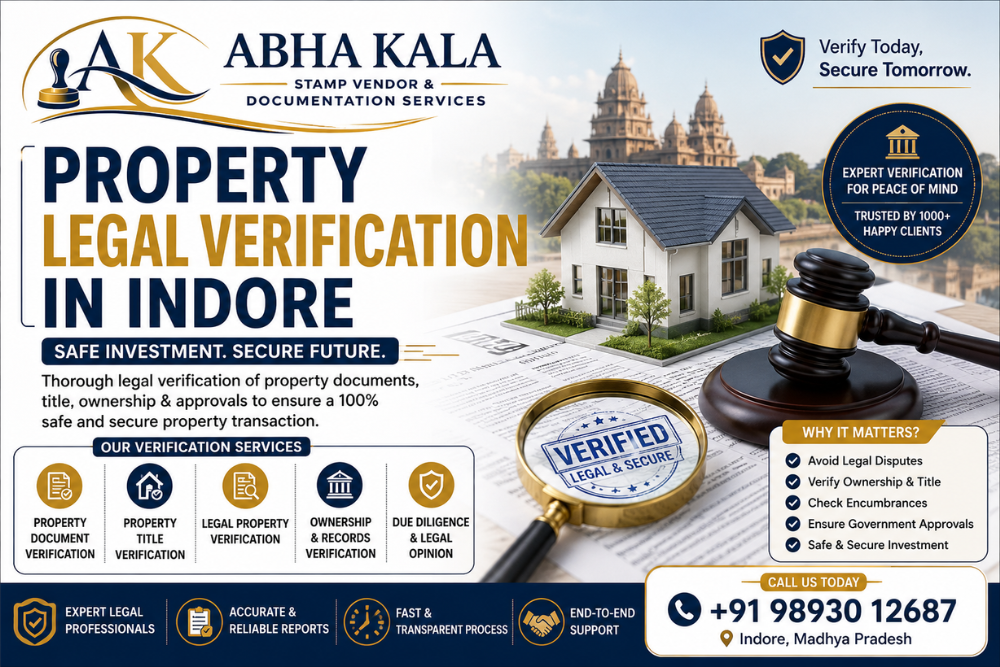 Property Legal Verification in Indore