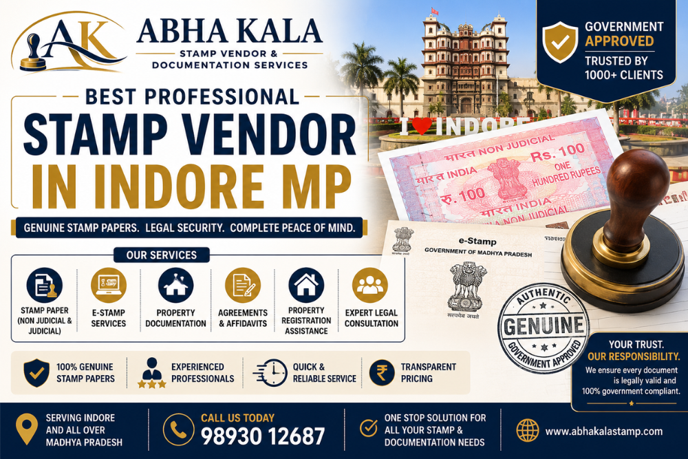 Best Professional Stamp Vendor in Indore MP