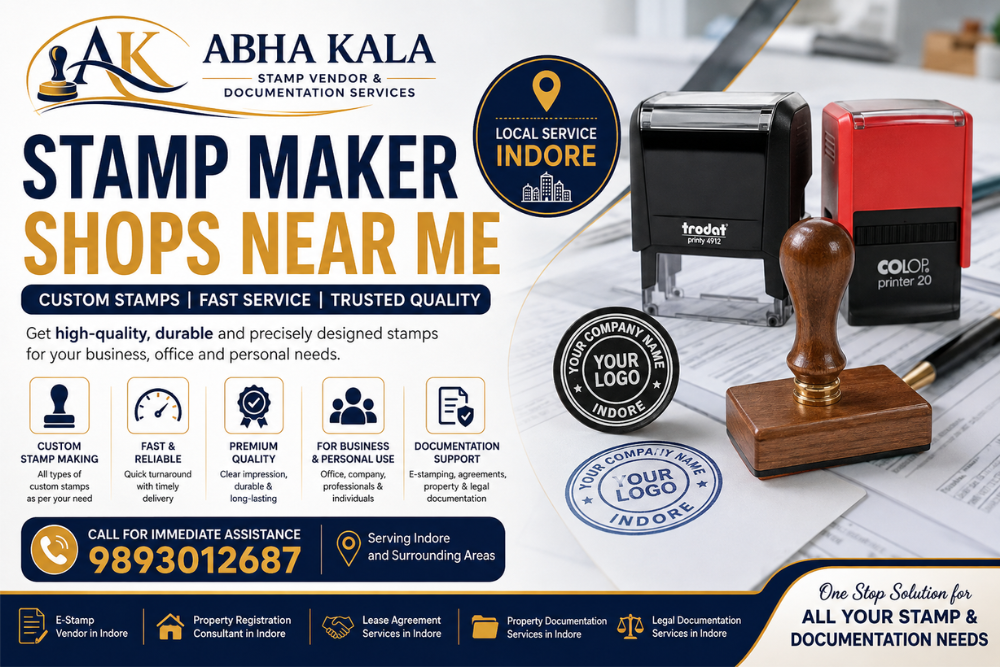 Stamp Maker Shops Near Me : Reliable Stamp Making & Documentation Services