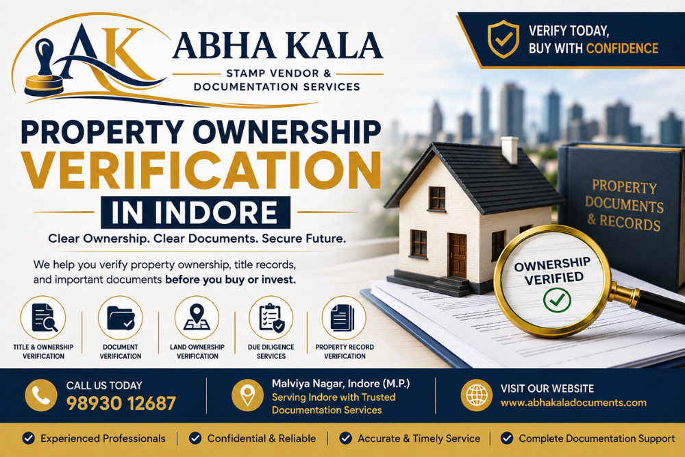 Property Ownership Verification in Indore: A Complete Guide for Buyers