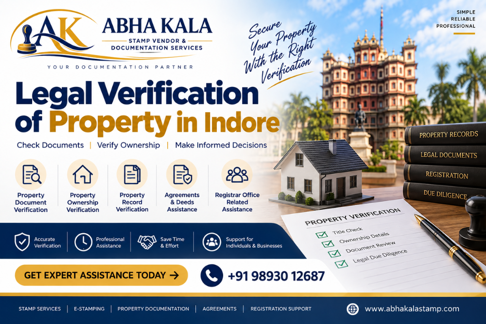 Legal Verification of Property in Indore: A Complete Guide for Buyers
