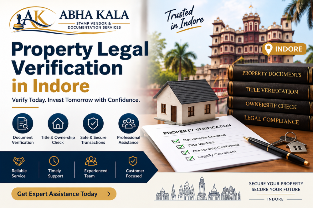 Property Legal Verification in Indore:  Guide for Property Buyers