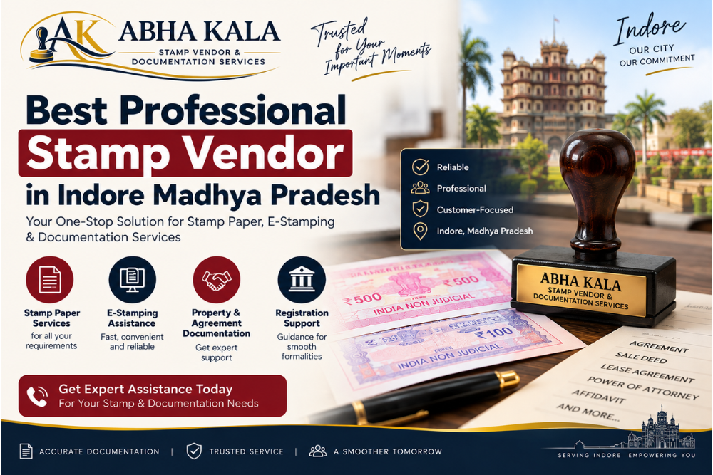 Best Professional Stamp Vendor in Madhya Pradesh